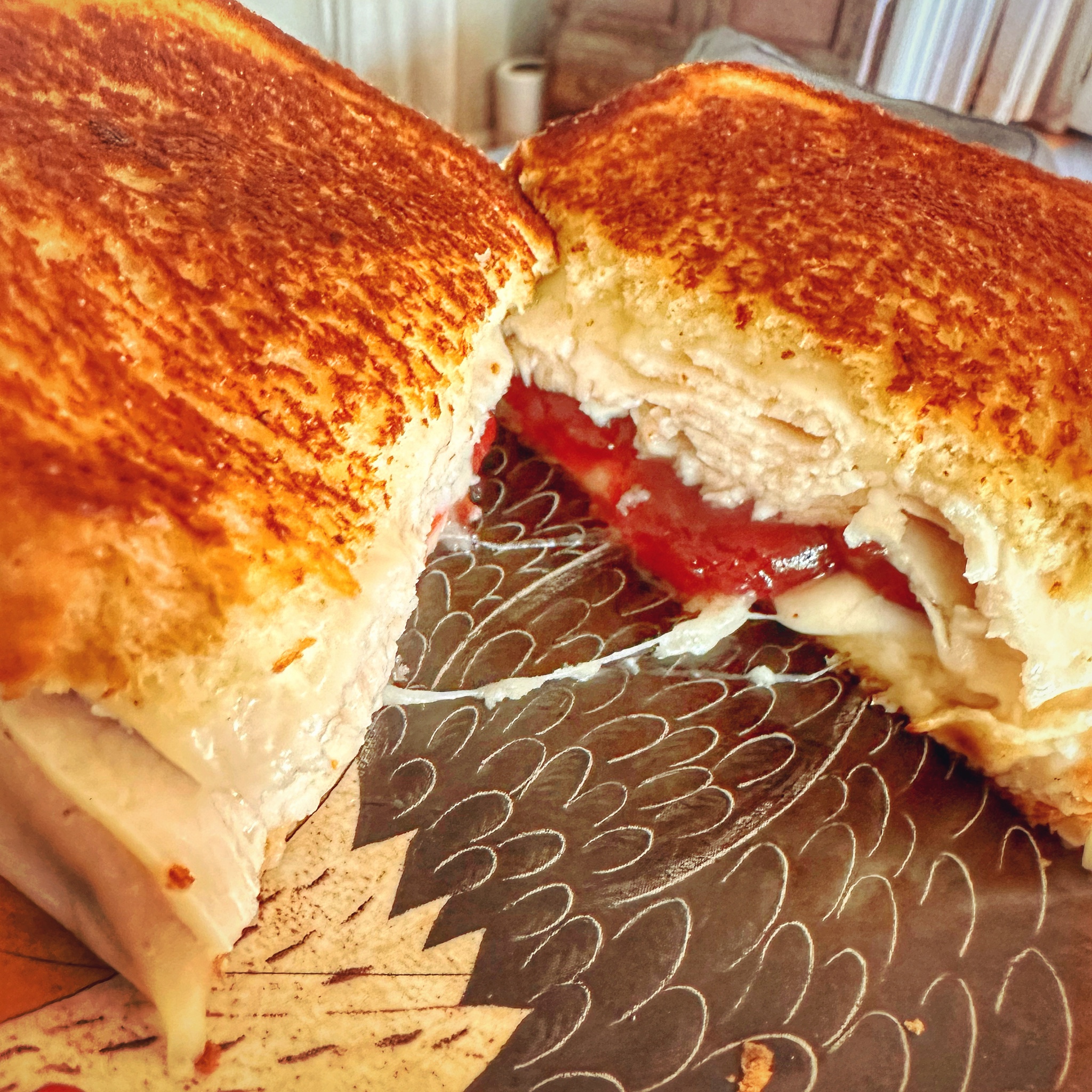 MMM. Turkey Day Grilled Cheese.